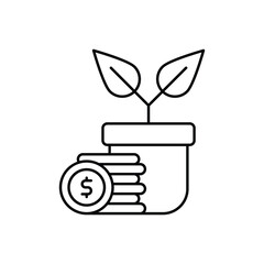 Passive Income vector icon