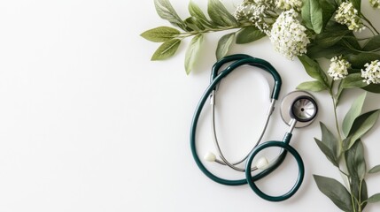 Warm Healthcare Choices on a White Background