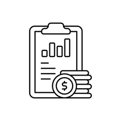 Invertment Project vector icon