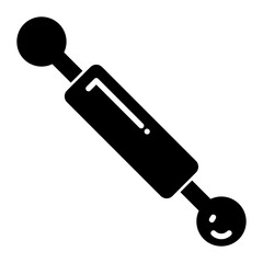 rolling pin solid icon