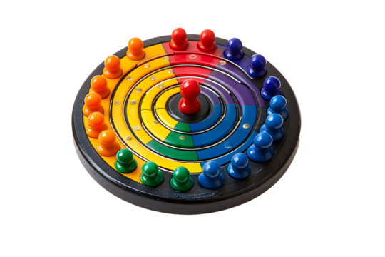 Magnetic Game Isolated on Transparent Background PNG Image.