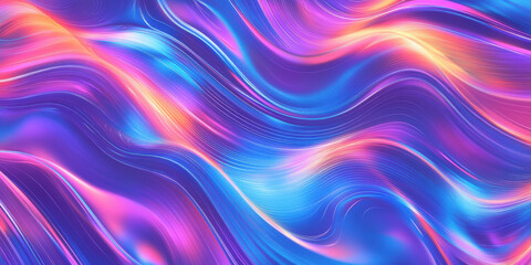 Obraz premium Colorful abstract wave pattern with vibrant gradients.
