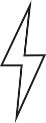 Lightning vector icon