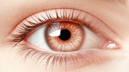 Captivating closeup, unveiling the beauty and intricate detail of woman's eye