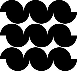 black and white pattern with white and white flowers