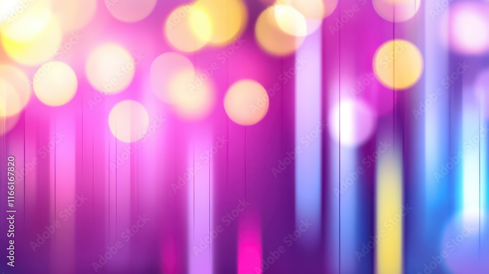 Poster abstract background with colorful lights, vibrant and dynamic display of modern art