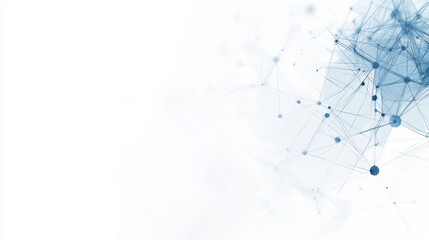 Obraz premium Complex Network of Interconnected Nodes and Lines Representing Digital Data Visualization and Connections in Technology