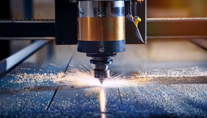 drilling machine in the factory