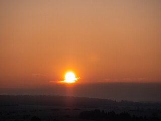Fototapeta premium sunrise in the mountains