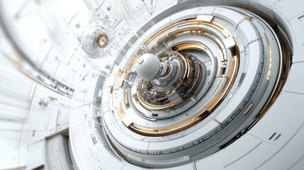 Obraz premium Futuristic Design with Clean Tech Elements