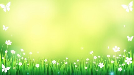 Obraz premium spring poster & background