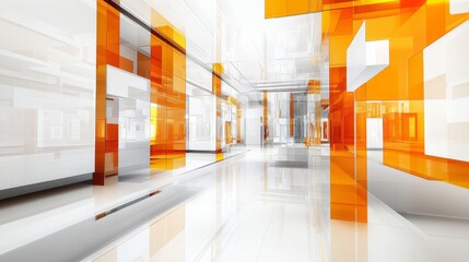 Vibrant Abstract Design with Clean Lines and Natural Light