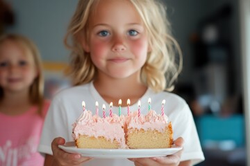 Celebrating a joyful birthday with friends and delicious cupcakes decorated with festive candles
