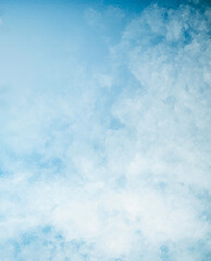 Serene Sky Texture: Tranquil Blue Horizon