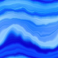 Modern summer striped blur wash seamless pattern background for trendy beach wear and coastal living designs. Repeatable alcohol ink bleed effect in blue white indigo colors