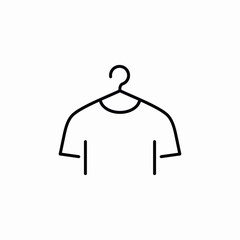 hanger t shirt icon sign vector