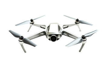 High-tech drone with sleek design ready for flight and exploration in outdoor adventures