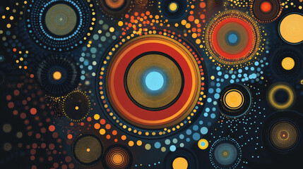 Fototapeta premium Gift of the particles. The gift consists of circles and points. Vector illustration