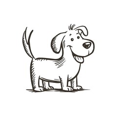 horse cartoon isolated on white