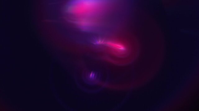 Pulsating light source with rainbow fringe. Use as a dynamic light element or fast lens flare in video projects. Seamless loop. 4K. 3D render