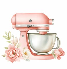 Watercolor mixer clipart