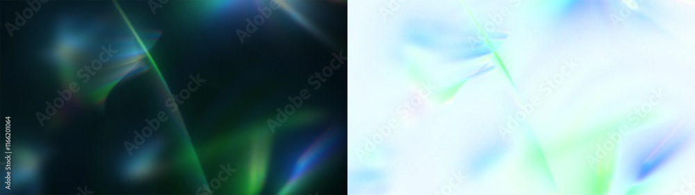 Poster lime light prism trails: abstract background with vibrant lime light trails and a dynamic prism effe