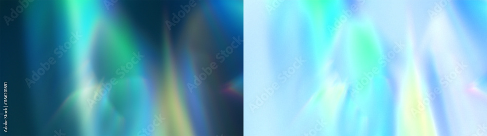 Poster vibrant blend prism overlay: abstract background with a vibrant light blend and a subtle prism effec