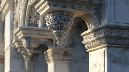 Obraz premium Classic Architectural Details with Soft Lighting