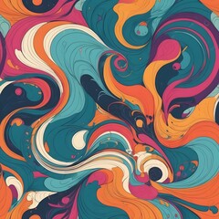 Fototapeta premium abstract pattern with swirls