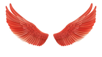 Obraz premium Angel wings transparent background