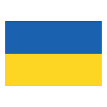 Illustration of the flag of Ukraine, and various icons. Ideal for catalogs of institutional materials and geography