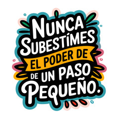 The poster is about the importance of not just writing what is on the image