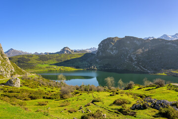 Lagos de Covadonga en Invierno