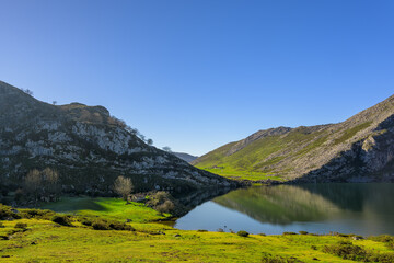 Lagos de Covadonga en Invierno