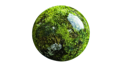 Green Earth globe transparent background