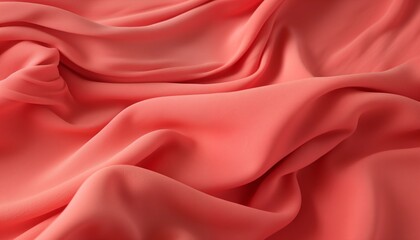 Obraz premium red pink silk satin fabric