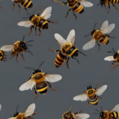 pattern with bees