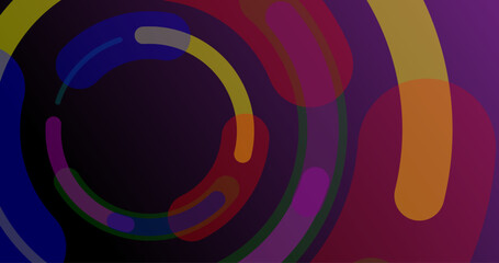 abstract background with color circles