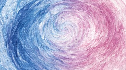 Obraz premium Abstract Swirl: A Symphony of Blue and Pink Hues