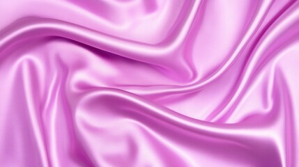 Fototapeta premium Luxurious pink silk fabric with elegant creases and soft satin texture