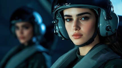 Dramatic Air Force Portrait with Wide Angle Lens