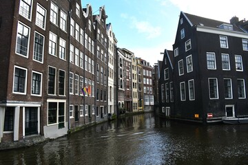 Naklejka premium Amsterdam canal 