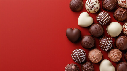Valentine's Day Chocolate's_Negative Space