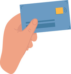 Hand With Credit Card Buying Something