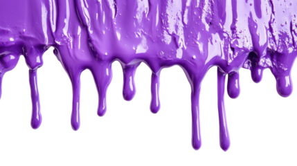 Paint dripping from the top of the frame transparent background