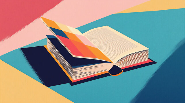  modern bible with geometric patterns