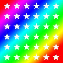 Diagonal Rainbow and Stars 