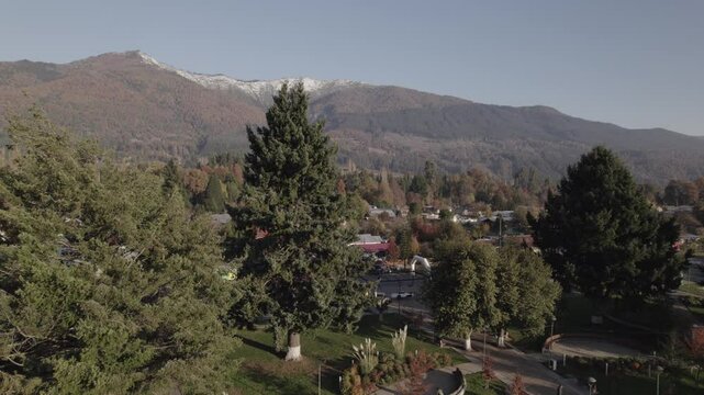 Imagen A&eacute;rea con dron de la Comuna de Melipeuco, Regi&oacute;n de La Araucan&iacute;a