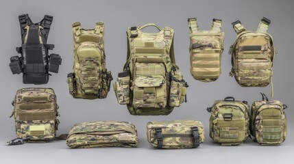 High Detail Soft Light Military Gear in Use