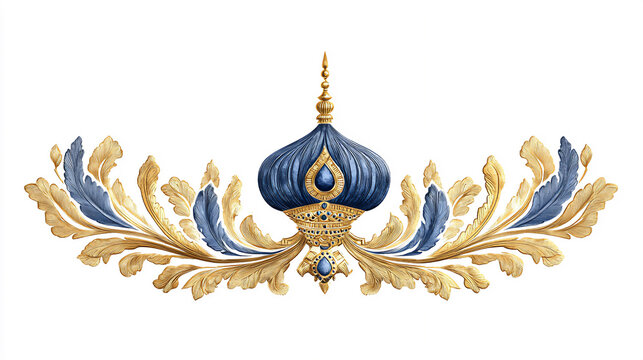  embossed khanda